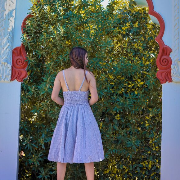 NWT Striped Cotton Dress - Picture 3 of 4